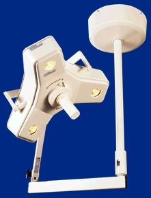 Light Surgical Exam Outpatient® II Single Ceiling Mount Halogen 50 Watt White by Burton Medical Products, Inc.  ID OP216SC